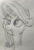 Size: 1280x1889 | Tagged: safe, artist:doodledonutart, artist:pony-thunder, imported from derpibooru, rarity, pony, unicorn, high res, pencil, pencil drawing, sketch, traditional art
