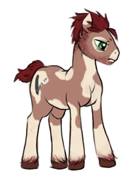 Size: 768x1024 | Tagged: safe, alternate version, artist:multiverseequine, derpibooru exclusive, imported from derpibooru, oc, oc only, oc:switchblade, earth pony, pony, earth pony oc, frown, full body, looking down, male, short hair, simple background, solo, transparent background, unshorn fetlocks