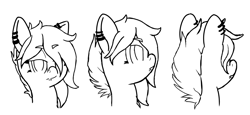 Size: 4000x1836 | Tagged: safe, artist:gnashie, imported from derpibooru, oc, oc only, oc:sky rider, pegasus, pony, alternate hairstyle, ear piercing, earring, jewelry, pegasus oc, piercing, redesign, reference sheet, sketch, solo, wings