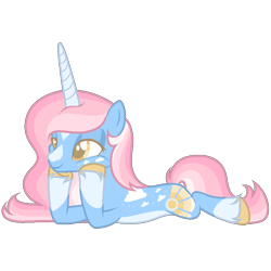 Size: 750x750 | Tagged: safe, artist:cryptidhoax, artist:kryptidkitty, artist:mourningfog, imported from derpibooru, oc, oc only, pony, unicorn, lying down, prone, simple background, smiling, solo, squishy cheeks, transparent background, unshorn fetlocks, yellow eyes