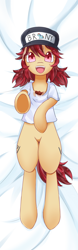 Size: 1600x5120 | Tagged: safe, artist:night liddell, imported from derpibooru, oc, oc:conpone, /mlp/, /mlp/ con, body pillow