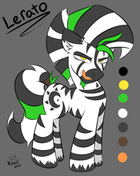 Size: 1156x1457 | Tagged: safe, artist:kingkrail, imported from derpibooru, oc, oc only, oc:lerato, pony, zebra, licking, licking lips, looking at you, solo, tongue out, zebra oc