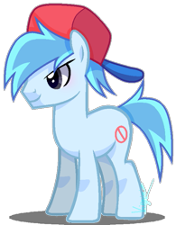 Size: 585x751 | Tagged: safe, artist:amicasecretuwu, imported from derpibooru, pony, backwards ballcap, baseball cap, boyfriend (friday night funkin), cap, friday night funkin', hat, ponified, simple background, solo, transparent background