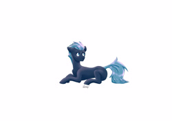 Size: 3500x2500 | Tagged: safe, artist:vittel, imported from derpibooru, oc, oc only, earth pony, pony, high res, looking back, lying down, male, prone, simple background, solo, stallion, white background