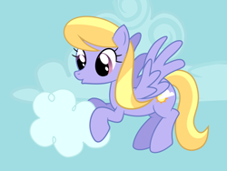 Size: 3200x2400 | Tagged: safe, artist:mandumustbasukanemen, imported from derpibooru, cloud kicker, pegasus, pony, cloud, female, flying, g4, high res, holding, in the sky, mare, oooooh, solo, weather