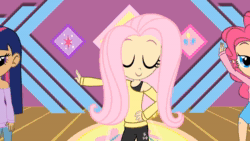 Size: 1280x720 | Tagged: safe, artist:aoshi, artist:skill:draw, imported from derpibooru, discord, fluttershy, pinkie pie, posey, spike, surprise, twilight, twilight sparkle, alicorn, human, 2016, absurd file size, animated, bedroom eyes, clothes, cute, dancing, feet, female, flutterr mlh, horn, horned humanization, humanized, it came from youtube, leg warmers, leotard, moderate dark skin, music, off shoulder, pants, pose, rapper spike, sassy, sound, spread wings, sweater, sweatershy, sweatpants, tanktop, toes, twilight sparkle (alicorn), webm, winged humanization, wings, youtube link, youtube video