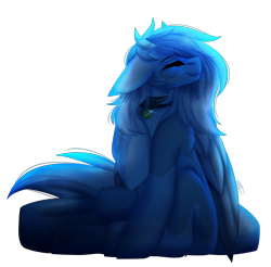 Size: 3152x3100 | Tagged: safe, artist:inspiredpixels, imported from derpibooru, oc, oc only, pony, bell, bell collar, collar, eyes closed, fangs, female, floppy ears, high res, horn, mare, simple background, sitting, solo, transparent background, wings