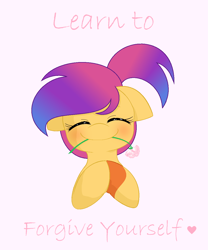 Size: 1000x1200 | Tagged: safe, artist:darbypop1, imported from derpibooru, oc, oc only, oc:masky, pony, eyes closed, female, flower, mare, positive ponies, solo
