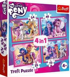 Size: 1235x1358 | Tagged: safe, imported from derpibooru, hitch trailblazer, izzy moonbow, pipp petals, sunny starscout, zipp storm, abstract background, badge, bag, g5, mane five (g5), merchandise, my little pony logo, official, puzzle, puzzle box, satchel, selfie, simple background, trefl, volumetric mouth, white background, zipp is not amused, zipp storm is not amused