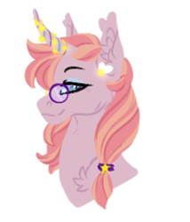 Size: 350x409 | Tagged: safe, artist:cactiflowers, imported from derpibooru, oc, oc only, pony, unicorn, bust, portrait, simple background, solo, transparent background