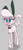 Size: 960x2064 | Tagged: safe, artist:hitsuji, imported from derpibooru, sheep, them's fightin' herds, blushing, bowtie, bunny ears, cloven hooves, community related, cuffs, cuffs (clothes), drunk, drunk bubbles, gray background, lidded eyes, pom (tfh), simple background, solo