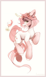 Size: 1280x2116 | Tagged: safe, artist:laymy, imported from derpibooru, oc, oc only, oc:strawberry wine, pony, unicorn, solo
