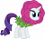 Size: 3466x3000 | Tagged: safe, alternate version, artist:cloudy glow, artist:cloudyglow, imported from derpibooru, rarity, pony, unicorn, forever filly, clothes, costume, female, flower costume, high res, mare, simple background, solo, transparent background, vector