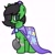 Size: 2048x2048 | Tagged: safe, artist:omelettepony, imported from derpibooru, oc, oc only, oc:filly anon, earth pony, pony, amputee, cape, clothes, dystopian, eyepatch, female, filly, hat, high res, prosthetic limb, prosthetics, raised hoof, scar, simple background, solo, trixie's cape, trixie's hat, white background