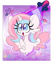 Size: 1000x1200 | Tagged: safe, artist:ladylullabystar, imported from derpibooru, oc, oc only, oc:lullaby star, alicorn, pony, female, hat, mare, party hat, solo