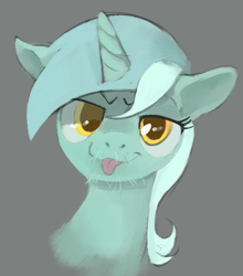 Size: 493x559 | Tagged: safe, lyra heartstrings, pony, unicorn, simple background, smiling, tongue out, whiskers