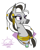 Size: 487x610 | Tagged: safe, artist:jargon scott, imported from derpibooru, oc, oc only, oc:matriarch zeg'us, pony, zebra, bust, female, mare, simple background, solo, white background, zebra oc