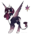 Size: 2000x2000 | Tagged: safe, artist:pokaparida, imported from derpibooru, twilight sparkle, alicorn, pony, alternate design, high res, solo, twilight sparkle (alicorn)