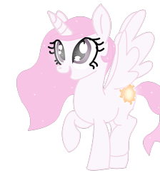 Size: 3173x3535 | Tagged: safe, artist:goldlines005, artist:starshade, imported from derpibooru, princess celestia, alicorn, pony, base used, eyelashes, female, high res, mare, pink-mane celestia, simple background, smiling, solo, transparent background