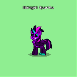 Size: 400x400 | Tagged: safe, imported from derpibooru, twilight sparkle, pony, pony town, equestria girls, midnight sparkle
