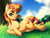 Size: 4000x3000 | Tagged: safe, artist:faline-art, imported from derpibooru, sunset shimmer, pony, unicorn, equestria girls, belly button, cloud, cute, ear fluff, eyebrows, eyebrows visible through hair, female, freckles, grass, high res, looking at you, lying down, mare, open mouth, open smile, peppered bacon, prone, shimmerbetes, shoulder freckles, sky, smiling, smiling at you, solo, tree