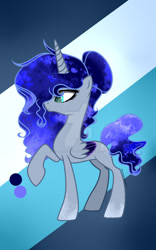Size: 1024x1639 | Tagged: safe, artist:stardustshadowsentry, imported from derpibooru, oc, oc only, alicorn, pony, deviantart watermark, female, mare, obtrusive watermark, offspring, parent:king sombra, parent:princess luna, parents:lumbra, solo, two toned wings, watermark, wings