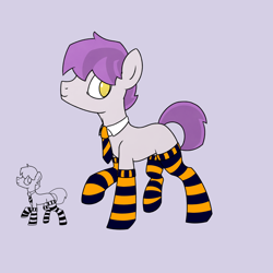 Size: 1280x1280 | Tagged: safe, artist:superderpybot, imported from ponybooru, oc, oc only, earth pony, pony, clothes, earth pony oc, male, necktie, simple background, socks, solo, stallion, striped socks