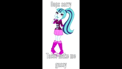 Size: 1280x720 | Tagged: safe, imported from derpibooru, sonata dusk, equestria girls, rainbow rocks, animated, covering mouth, fifteen.ai, food, implied farting, looking up, solo, sonataco, taco, webm