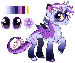 Size: 1962x1651 | Tagged: safe, artist:moccabliss, imported from derpibooru, oc, oc only, oc:aurora sparkle, alicorn, hybrid, female, interspecies offspring, offspring, parent:discord, parent:twilight sparkle, parents:discolight, simple background, solo, transparent background