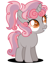 Size: 1208x1484 | Tagged: safe, artist:amicasecretuwu, imported from derpibooru, oc, oc only, oc:gamesweet, pony, unicorn, female, filly, offspring, parent:button mash, parent:sweetie belle, parents:sweetiemash, solo
