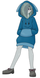 Size: 1124x2182 | Tagged: safe, alternate version, artist:batipin, imported from derpibooru, marble pie, equestria girls, clothes, female, hoodie, multiple variants, simple background, solo, transparent background