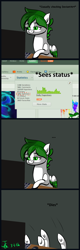 Size: 800x2500 | Tagged: safe, artist:joan-grace, imported from derpibooru, oc, oc only, pegasus, pony, bust, comic, faint, milestone, pegasus oc, smiling, two toned wings, underhoof, wings