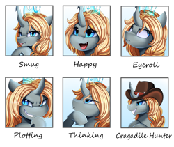 Size: 3349x2820 | Tagged: safe, artist:pridark, imported from derpibooru, oc, oc only, changeling, changeling oc, expressions, high res, solo