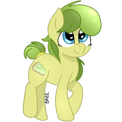 Size: 3000x3000 | Tagged: safe, artist:breebree, imported from derpibooru, oc, oc only, oc:key lime, pony, female, high res, simple background, solo, transparent background