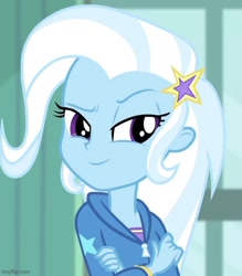 Size: 500x570 | Tagged: safe, imported from derpibooru, screencap, trixie, a little birdie told me, equestria girls, equestria girls series, cropped