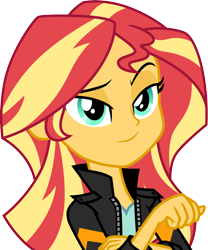 Size: 3000x3599 | Tagged: safe, artist:cloudy glow, artist:cloudyglow, imported from derpibooru, sunset shimmer, equestria girls, friendship games, clothes, female, high res, jacket, simple background, solo, transparent background, vector