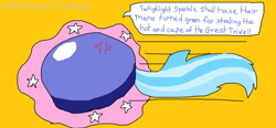 Size: 1280x596 | Tagged: safe, artist:ch1l1l1zardl3g3ndz, imported from derpibooru, trixie, ball, cross-popping veins, magic, rolling, spin dash, trixieball