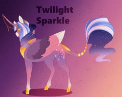 Size: 3044x2406 | Tagged: safe, artist:inisealga, imported from derpibooru, twilight sparkle, alicorn, high res, redesign, simple background, text, twilight sparkle (alicorn)