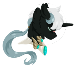 Size: 3189x2855 | Tagged: safe, artist:oneiria-fylakas, imported from derpibooru, oc, oc only, oc:realm missy, pony, unicorn, bust, high res, portrait, simple background, solo, transparent background