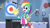 Size: 3410x1920 | Tagged: safe, imported from derpibooru, screencap, rainbow dash, equestria girls, guitar centered, rainbow rocks, big eyes, bike shorts, clothes, cute, cutie mark, cutie mark on clothes, dashabetes, female, gasp, high res, looking at something, multicolored hair, open mouth, open smile, rainbow hair, short-sleeved jacket, skirt, smiling, solo, wristband