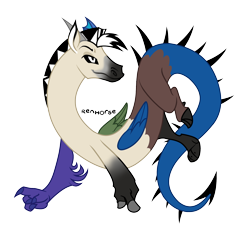 Size: 2000x2000 | Tagged: safe, artist:renhorse, imported from derpibooru, oc, oc only, oc:doppel, draconequus, high res, male, simple background, solo, transparent background