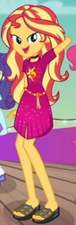 Size: 200x586 | Tagged: safe, imported from derpibooru, screencap, pinkie pie, rarity, sunset shimmer, equestria girls, equestria girls series, i'm on a yacht, spoiler:eqg series (season 2), cropped, feet, geode of empathy, legs, magical geodes, sandals