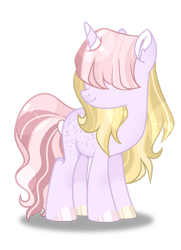 Size: 1280x1766 | Tagged: safe, artist:lilywolfpie, artist:lilywolfpie-yt, imported from derpibooru, oc, oc only, pony, unicorn, female, hair over eyes, mare, simple background, solo, transparent background