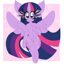 Size: 1280x1280 | Tagged: safe, artist:ladylullabystar, imported from derpibooru, twilight sparkle, alicorn, semi-anthro, both cutie marks, solo, twilight sparkle (alicorn)