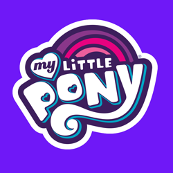 Size: 800x800 | Tagged: safe, imported from derpibooru, my little pony logo, no pony, official, profile picture, purple background, simple background, youtube