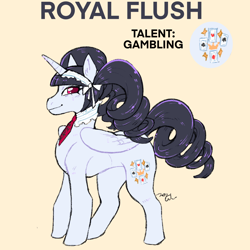 Size: 1280x1280 | Tagged: safe, artist:thiscatdraws, imported from derpibooru, alicorn, pony, celestia ludenberg, danganronpa, pigtails, ponified, solo, twintails