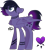 Size: 834x929 | Tagged: safe, artist:gallantserver, imported from derpibooru, oc, oc only, pegasus, pony, female, interspecies offspring, magical threesome spawn, mare, offspring, parent:princess luna, parent:tempest shadow, parent:twilight sparkle, simple background, solo, transparent background