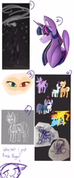 Size: 1714x4096 | Tagged: safe, artist:artfestation, imported from derpibooru, applejack, coloratura, discord, fluttershy, gilda, maud pie, pinkie pie, rainbow dash, rarity, spitfire, twilight sparkle, alicorn, earth pony, pegasus, pony, unicorn, female, heterochromia, lesbian, mare, rarajack, shipping, sketch, sketch dump, twilight sparkle (alicorn), unicorn twilight