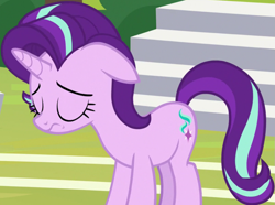 Size: 1211x901 | Tagged: safe, imported from derpibooru, screencap, starlight glimmer, pony, unicorn, a matter of principals, season 8, spoiler:s08, cropped, eyes closed, female, floppy ears, mare, sad, solo