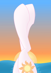 Size: 1750x2500 | Tagged: safe, artist:cycrus, imported from derpibooru, princess celestia, alicorn, pony, female, fetish, hoof fetish, legs, mare, pictures of legs, solo, sunset